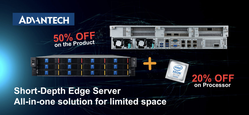 Advantech introduces the SKY-7223D 2U 5G vRAN and Edge Computing Server bundle